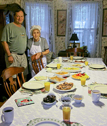 Breakfast at the Lazy Fox Inn