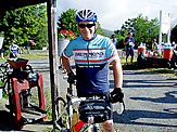 Mike Sutherland on his bike